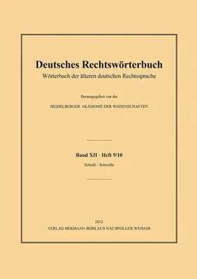  Deutsches Rechtswörterbuch | Buch |  Sack Fachmedien