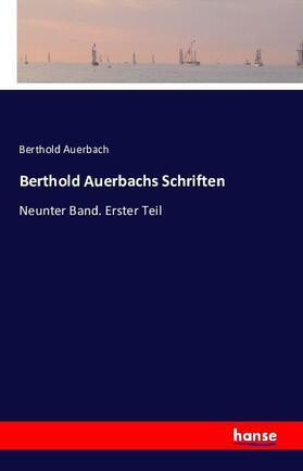 Auerbach |  Berthold Auerbachs Schriften | Buch |  Sack Fachmedien