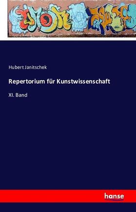 Janitschek |  Repertorium für Kunstwissenschaft | Buch |  Sack Fachmedien