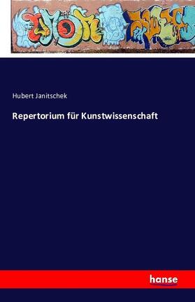 Janitschek |  Repertorium für Kunstwissenschaft | Buch |  Sack Fachmedien