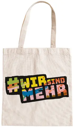  Wir sind mehr – Baumwolltasche | Sonstiges |  Sack Fachmedien