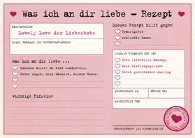  Was ich an dir liebe – Liebe auf Rezept | Sonstiges |  Sack Fachmedien