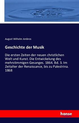 Ambros |  Geschichte der Musik | Buch |  Sack Fachmedien