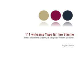 Ulbrich |  111 wirksame Tipps für Ihre Stimme | eBook | Sack Fachmedien