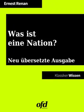 Renan / edition |  Was ist eine Nation? | eBook | Sack Fachmedien