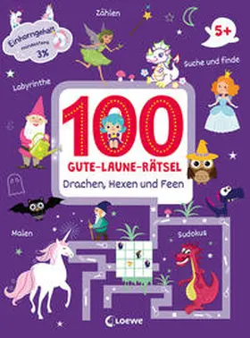 Loewe Lernen und Rätseln / Loewe Kreativ |  100 Gute-Laune-Rätsel - Drachen, Hexen und Feen | Buch |  Sack Fachmedien