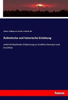 Klee / Goethe |  Ästhetische und historische Einleitung | Buch |  Sack Fachmedien