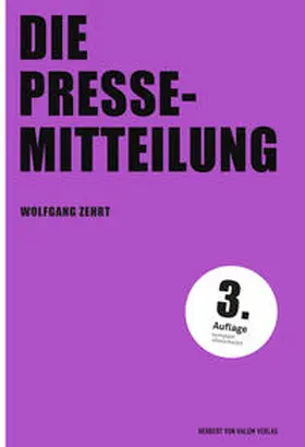 Zehrt |  Die Pressemitteilung | Buch |  Sack Fachmedien