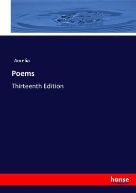 Amelia |  Poems | Buch |  Sack Fachmedien