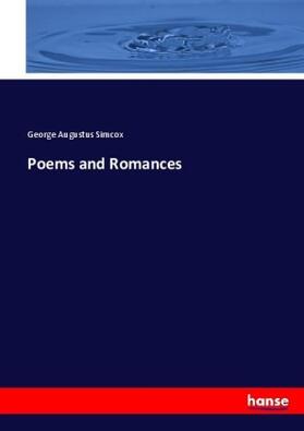 Simcox |  Poems and Romances | Buch |  Sack Fachmedien