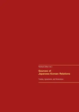 Zöllner |  Sources of Japanese-Korean Relations | Buch |  Sack Fachmedien