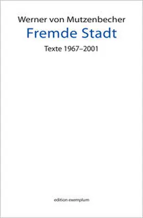 von Mutzenbecher |  Fremde Stadt | Buch |  Sack Fachmedien