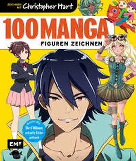 Hart |  100 Manga-Figuren zeichnen | Buch |  Sack Fachmedien