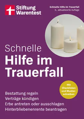 Warentest |  Schnelle Hilfe im Trauerfall | Buch |  Sack Fachmedien