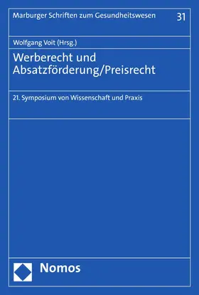 Voit |  Werberecht und Absatzförderung/Preisrecht | eBook | Sack Fachmedien