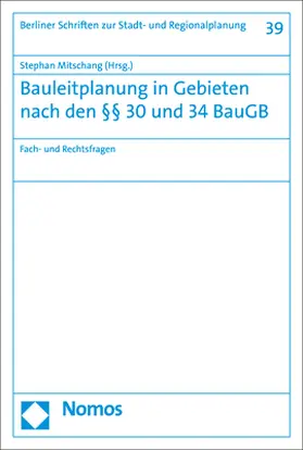 Mitschang |  Bauleitplanung in Gebieten nach den §§ 30 und 34 BauGB | eBook | Sack Fachmedien