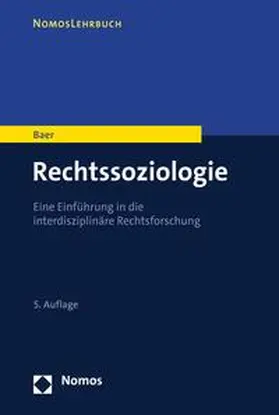 Baer |  Rechtssoziologie | eBook | Sack Fachmedien