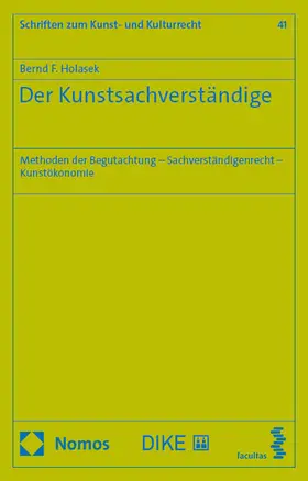 Holasek |  Der Kunstsachverständige | eBook | Sack Fachmedien