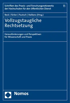 Beck / Färber / Pautsch | Vollzugstaugliche Rechtsetzung | E-Book | sack.de