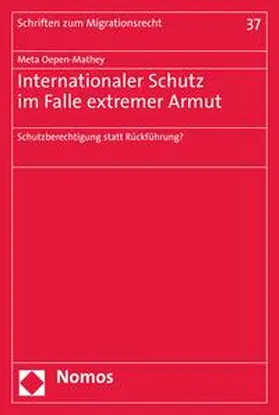 Oepen-Mathey |  Internationaler Schutz im Falle extremer Armut | eBook | Sack Fachmedien