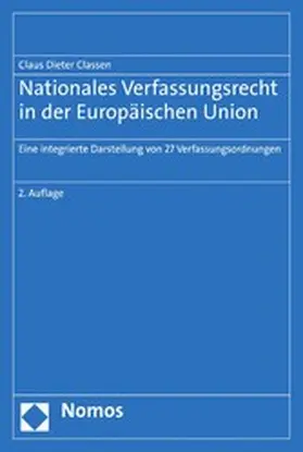 Classen |  Nationales Verfassungsrecht in der Europäischen Union | eBook | Sack Fachmedien