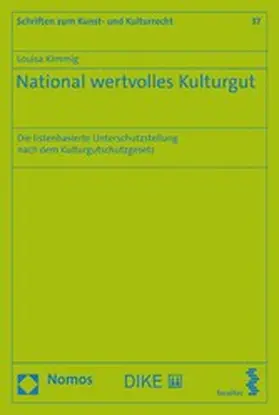 Kimmig | National wertvolles Kulturgut | E-Book | www2.sack.de