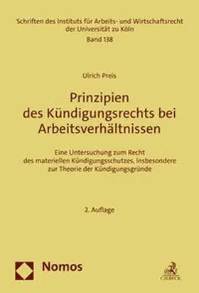 Preis |  Prinzipien des Kündigungsrechts bei Arbeitsverhältnissen | eBook | Sack Fachmedien