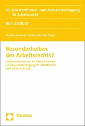 Seiwerth / Witschen |  Besonderheiten des Arbeitsrechts? | eBook | Sack Fachmedien
