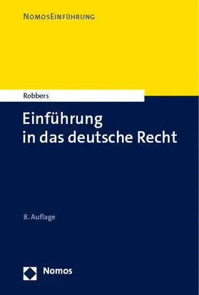 Robbers |  Einführung in das deutsche Recht | eBook | Sack Fachmedien