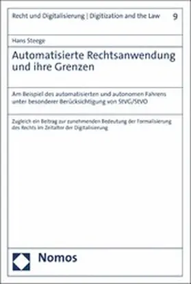 Steege |  Automatisierte Rechtsanwendung und ihre Grenzen | eBook | Sack Fachmedien