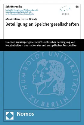 Braatz |  Beteiligung an Speichergesellschaften | eBook | Sack Fachmedien
