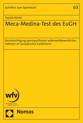 Mürtz |  Meca-Medina-Test des EuGH | eBook | Sack Fachmedien