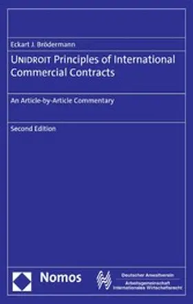 Brödermann | UNIDROIT Principles of International Commercial Contracts | E-Book | sack.de