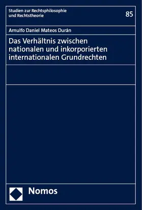 Mateos Durán | Das Verhältnis zwischen nationalen und inkorporierten internationalen Grundrechten | E-Book | sack.de