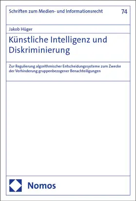 Hüger |  Künstliche Intelligenz und Diskriminierung | eBook | Sack Fachmedien