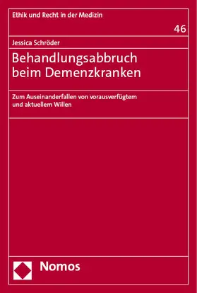Schröder | Behandlungsabbruch beim Demenzkranken | E-Book | sack.de