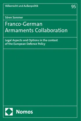 Sommer |  Franco-German Armaments Collaboration | eBook | Sack Fachmedien