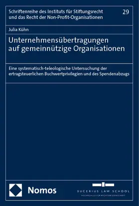 Kühn |  Unternehmensübertragungen auf gemeinnützige Organisationen | eBook | Sack Fachmedien