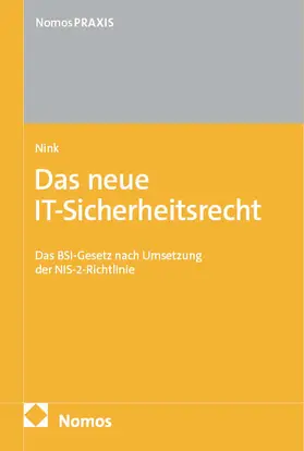 Nink | Das neue IT-Sicherheitsrecht | E-Book | www2.sack.de