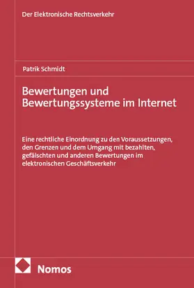Schmidt |  Bewertungen und Bewertungssysteme im Internet | eBook | Sack Fachmedien