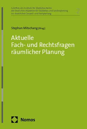 Mitschang |  Aktuelle Fach- und Rechtsfragen räumlicher Planung | eBook | Sack Fachmedien