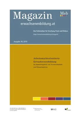 Schindler / Schmid / Vater |  Arbeitsmarktorientierte Erwachsenenbildung. Im Spannungsfeld von Verwertbarkeit und Emanzipation | eBook | Sack Fachmedien
