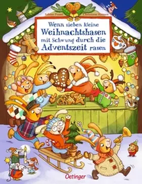 Praml |  Wenn sieben kleine Weihnachtshasen mit Schwung durch die Adventszeit rasen | Buch |  Sack Fachmedien