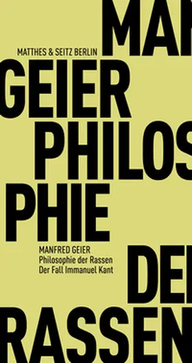 Geier |  Philosophie der Rassen | Buch |  Sack Fachmedien