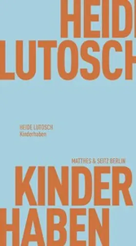 Lutosch |  Kinderhaben | eBook | Sack Fachmedien
