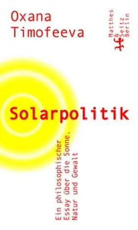 Timofeeva |  Solarpolitik | eBook | Sack Fachmedien