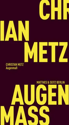 Metz |  Augenmaß | Buch |  Sack Fachmedien
