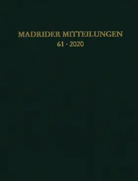 Deutsches Archäologisches Institut. Madrid |  Madrider Mitteilungen | Buch |  Sack Fachmedien