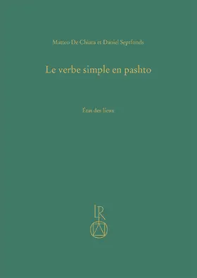 De Chiara / Septfonds |  Le verbe simple en pashto | Buch |  Sack Fachmedien