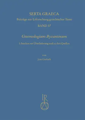 Gerlach |  Gnomologium Byzantinum | Buch |  Sack Fachmedien